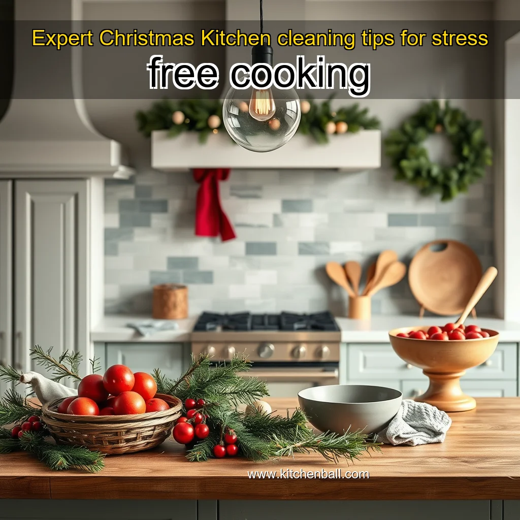You are currently viewing Expert Christmas Kitchen cleaning tips for stress  free cooking