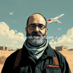 Artistic representation for DMV man says brother who ran Gaza Soup Kitchen was killed by Israeli drone