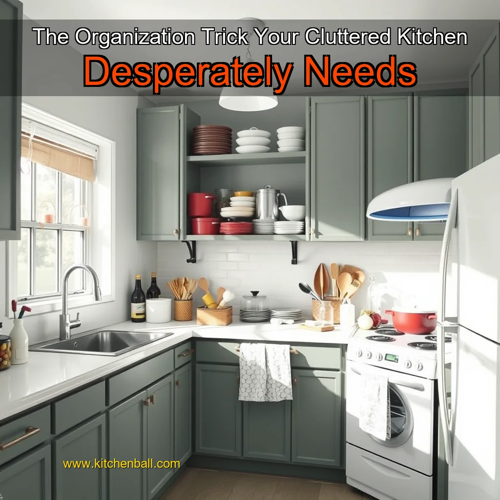 You are currently viewing The Organization Trick Your Cluttered Kitchen Desperately Needs