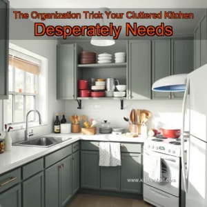 Artistic representation for The Organization Trick Your Cluttered Kitchen Desperately Needs