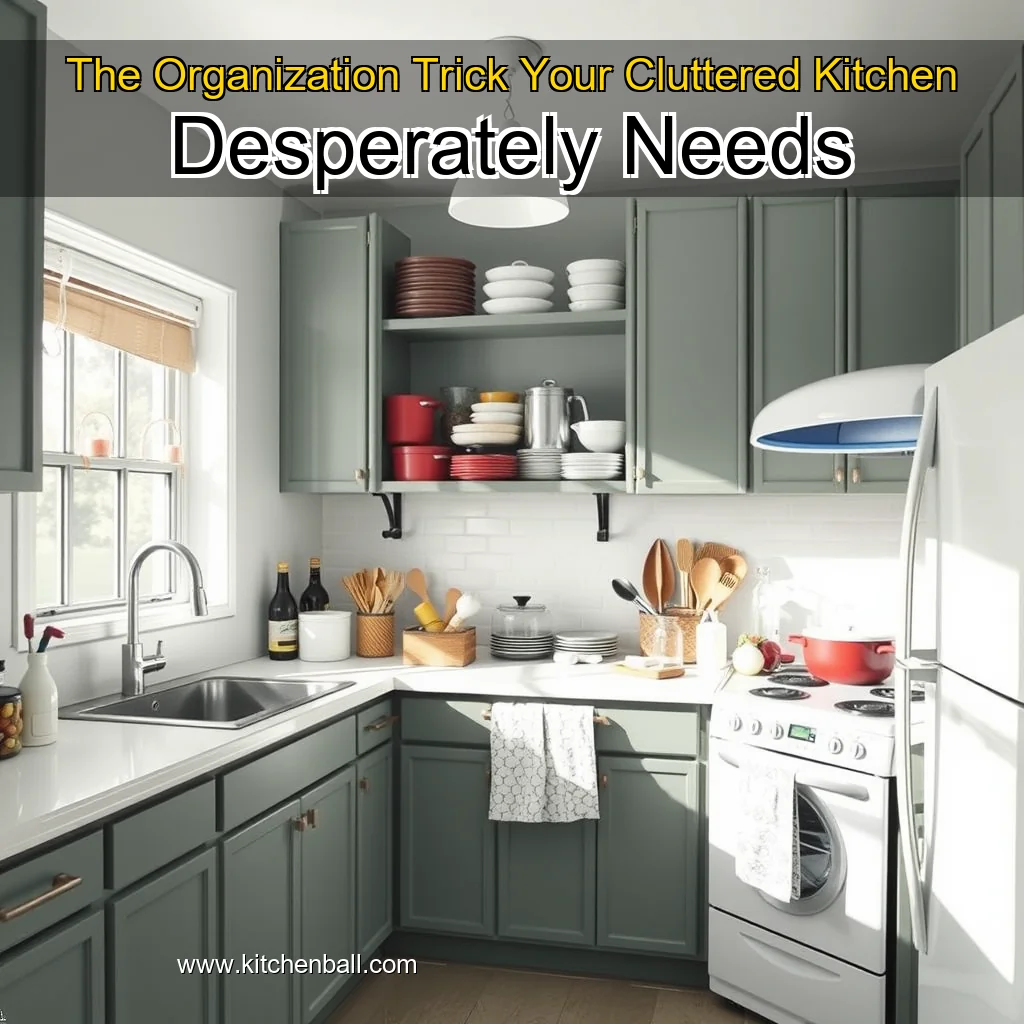 You are currently viewing The Organization Trick Your Cluttered Kitchen Desperately Needs