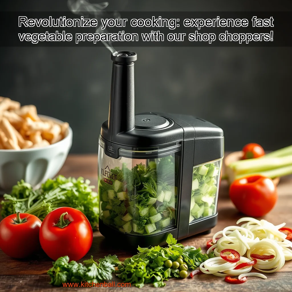 You are currently viewing Revolutionize your cooking: experience fast vegetable preparation with our shop choppers!