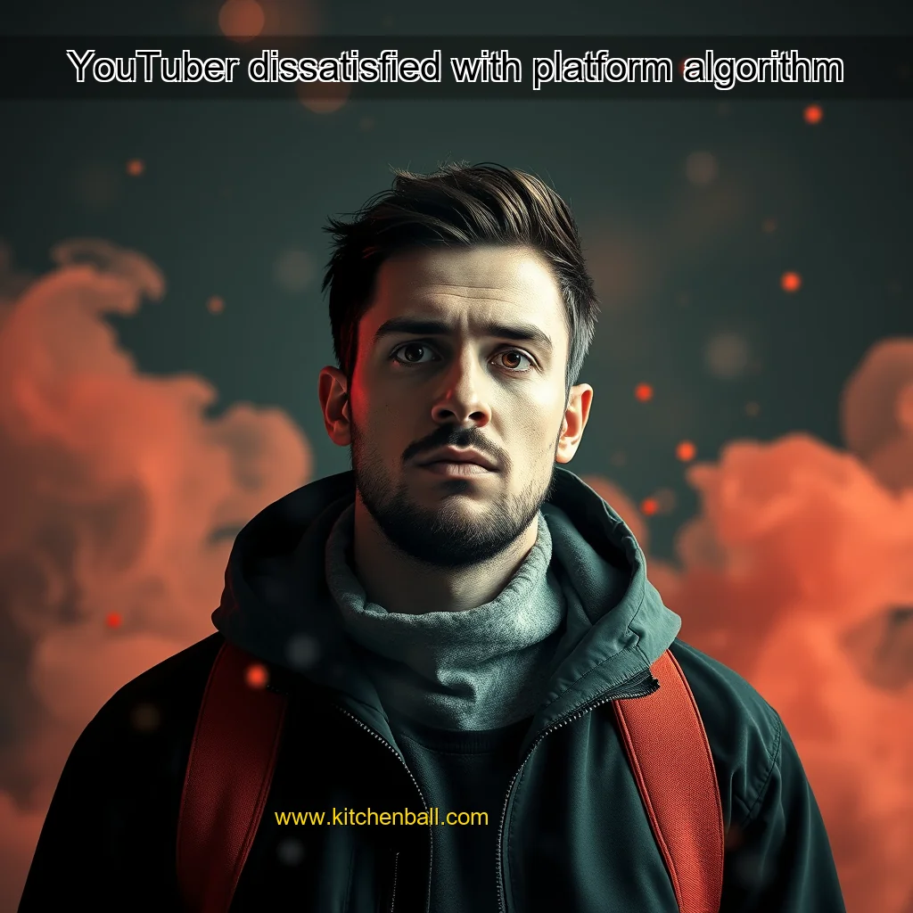 You are currently viewing YouTuber dissatisfied with platform algorithm