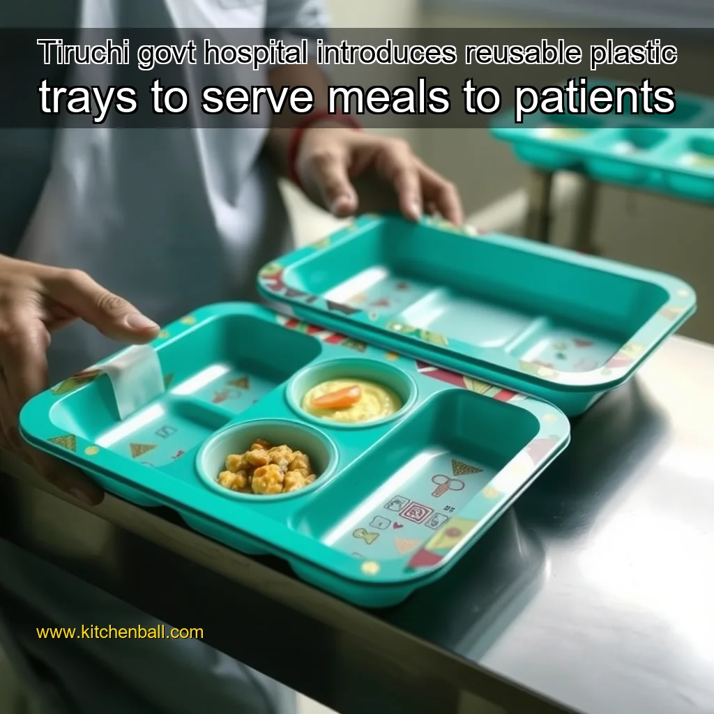 You are currently viewing Tiruchi govt  hospital introduces reusable plastic trays to serve meals to patients