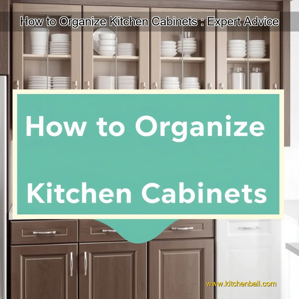 You are currently viewing How to Organize Kitchen Cabinets : Expert Advice