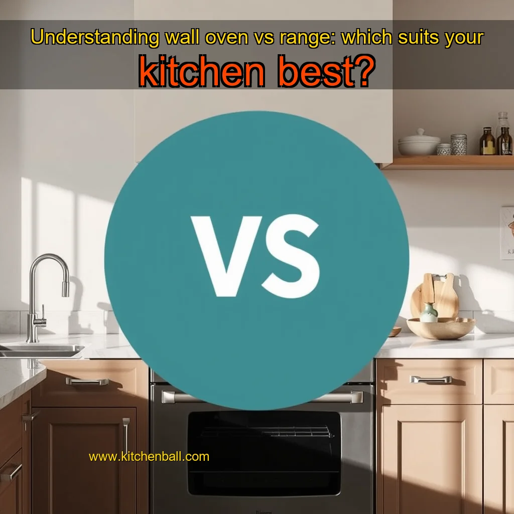 You are currently viewing Understanding wall oven vs range: which suits your kitchen best?