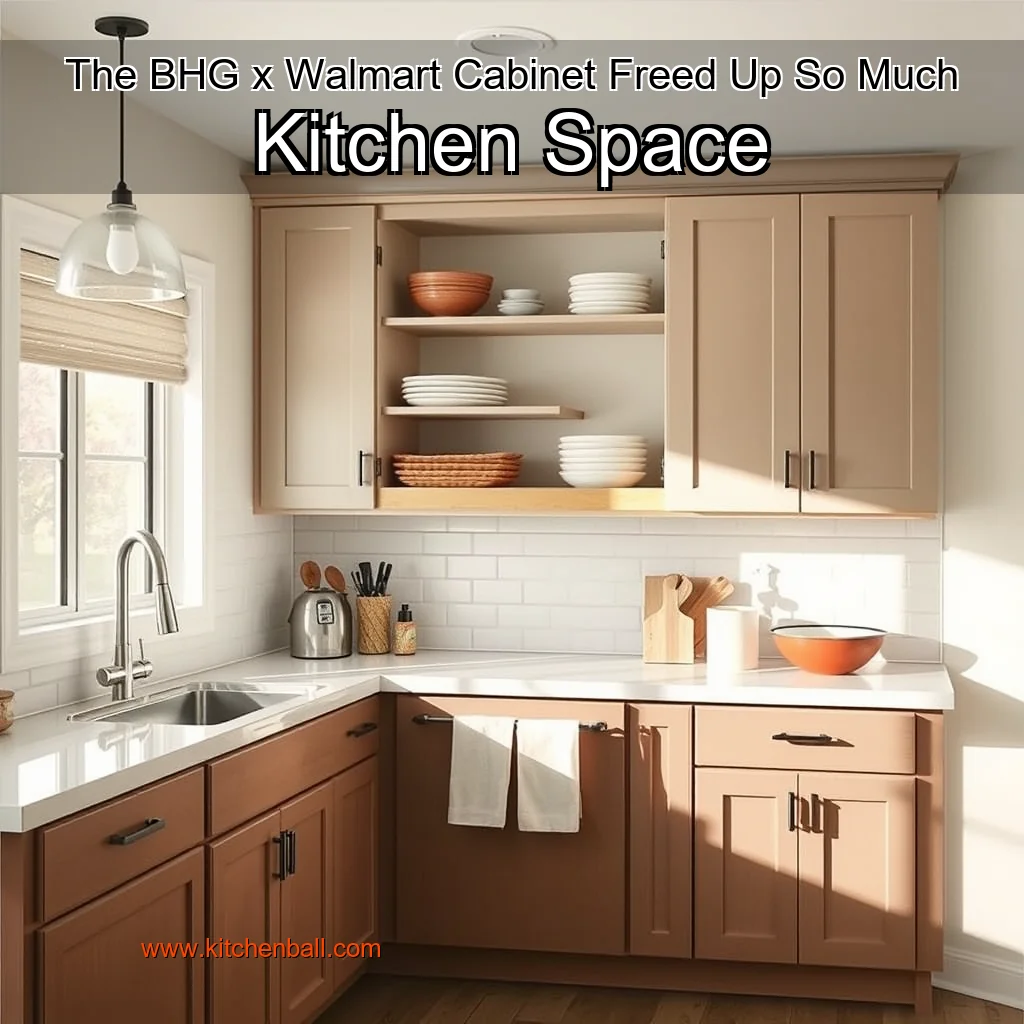 You are currently viewing The BHG x Walmart Cabinet Freed Up So Much Kitchen Space