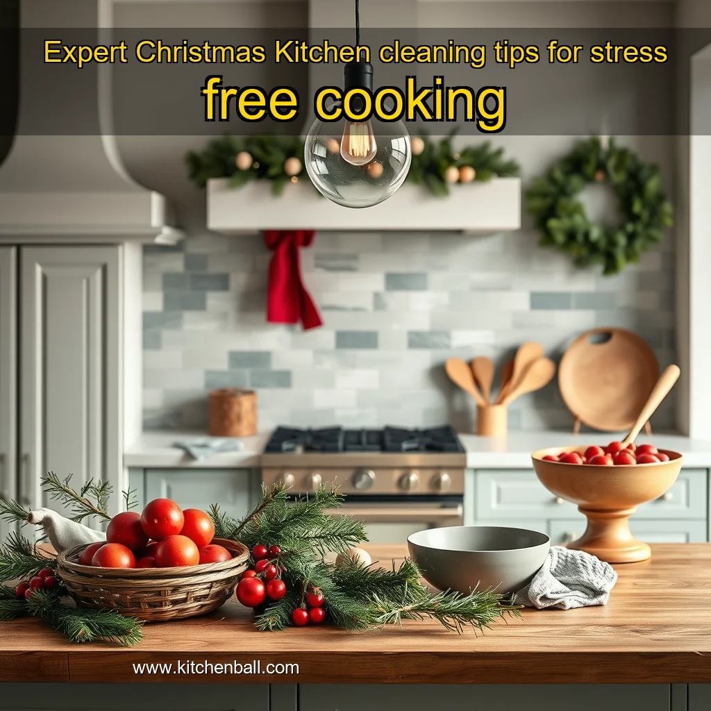 Read more about the article Expert Christmas Kitchen cleaning tips for stress  free cooking