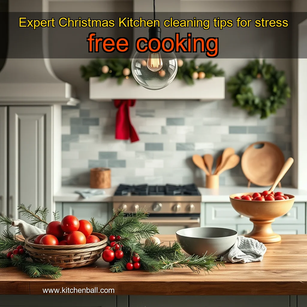 You are currently viewing Expert Christmas Kitchen cleaning tips for stress  free cooking