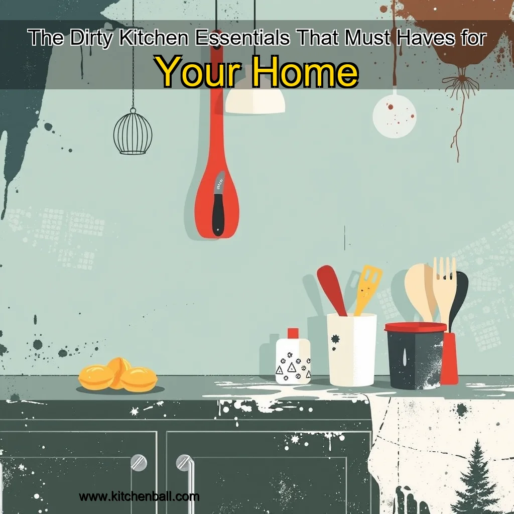 You are currently viewing The Dirty Kitchen Essentials That Must  Haves for Your Home