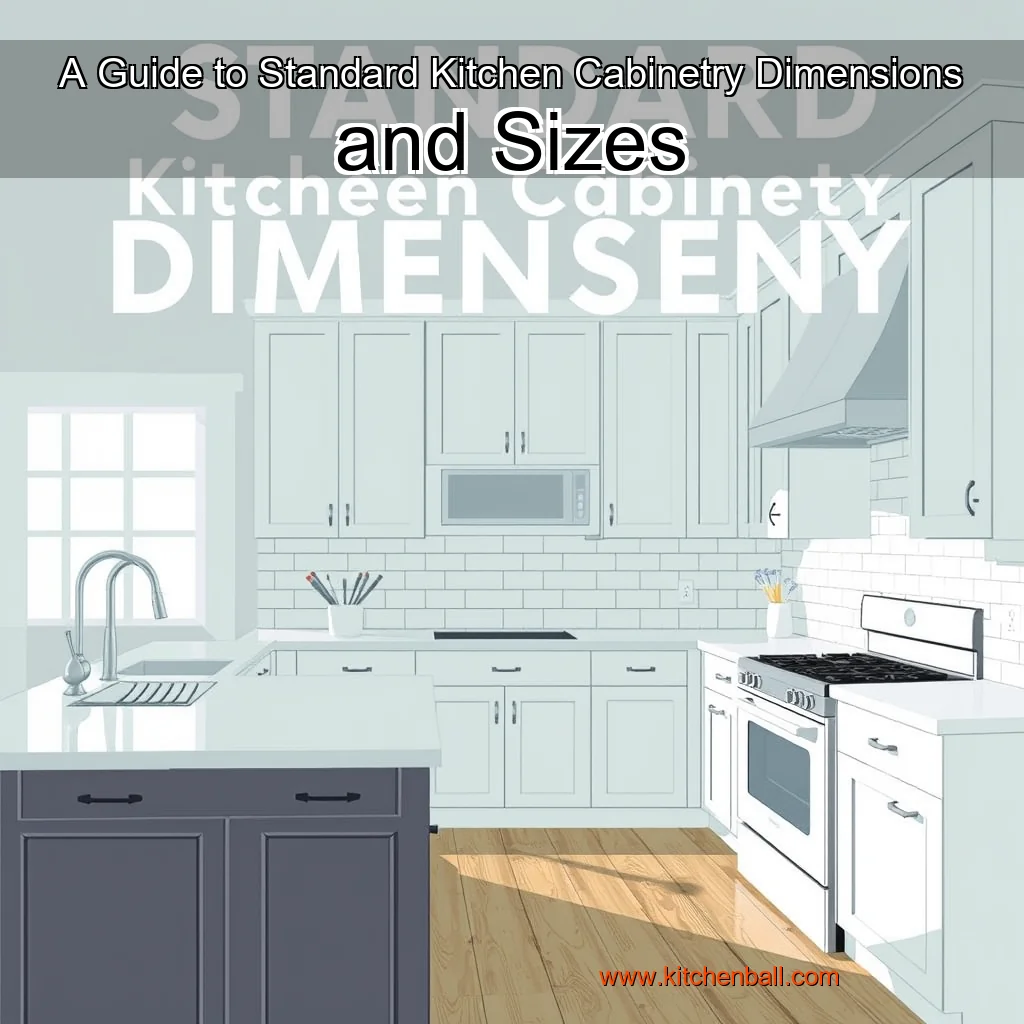 You are currently viewing A Guide to Standard Kitchen Cabinetry Dimensions and Sizes