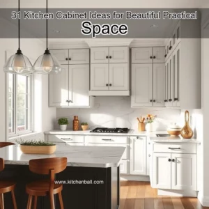 Artistic representation for 31 Kitchen Cabinet Ideas for Beautiful Practical Space