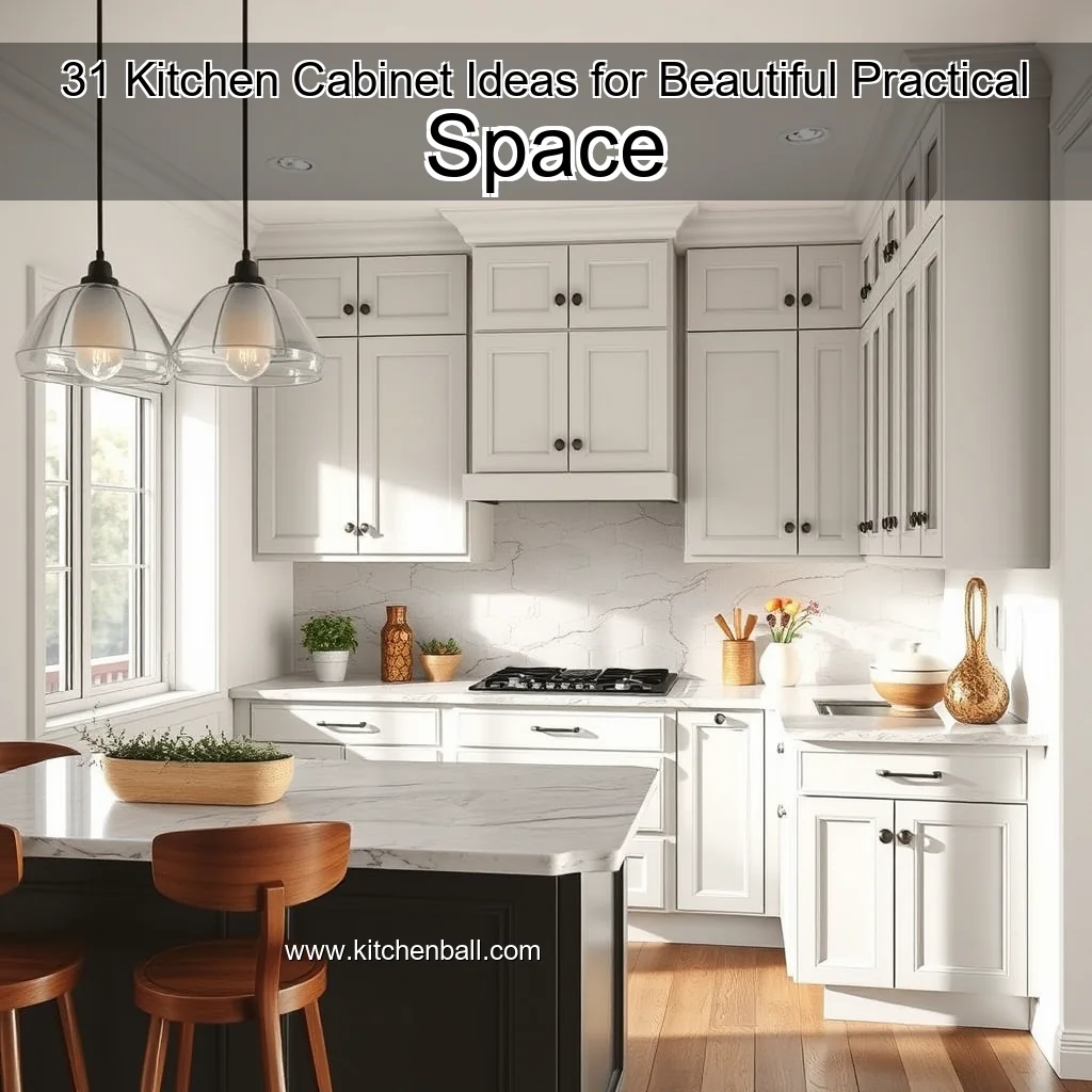 You are currently viewing 31 Kitchen Cabinet Ideas for Beautiful  Practical Space