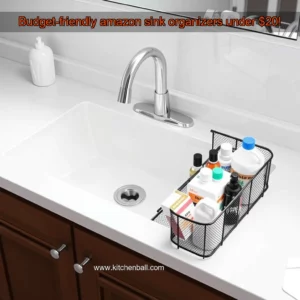 Read more about the article Budget-friendly amazon sink organizers under $20!