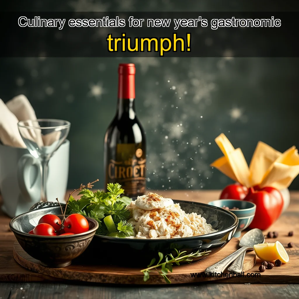 You are currently viewing Culinary essentials for new year’s gastronomic triumph!