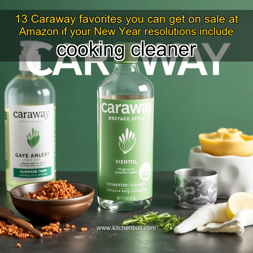 You are currently viewing 13 Caraway favorites you can get on sale at Amazon if your New Year resolutions include cooking cleaner