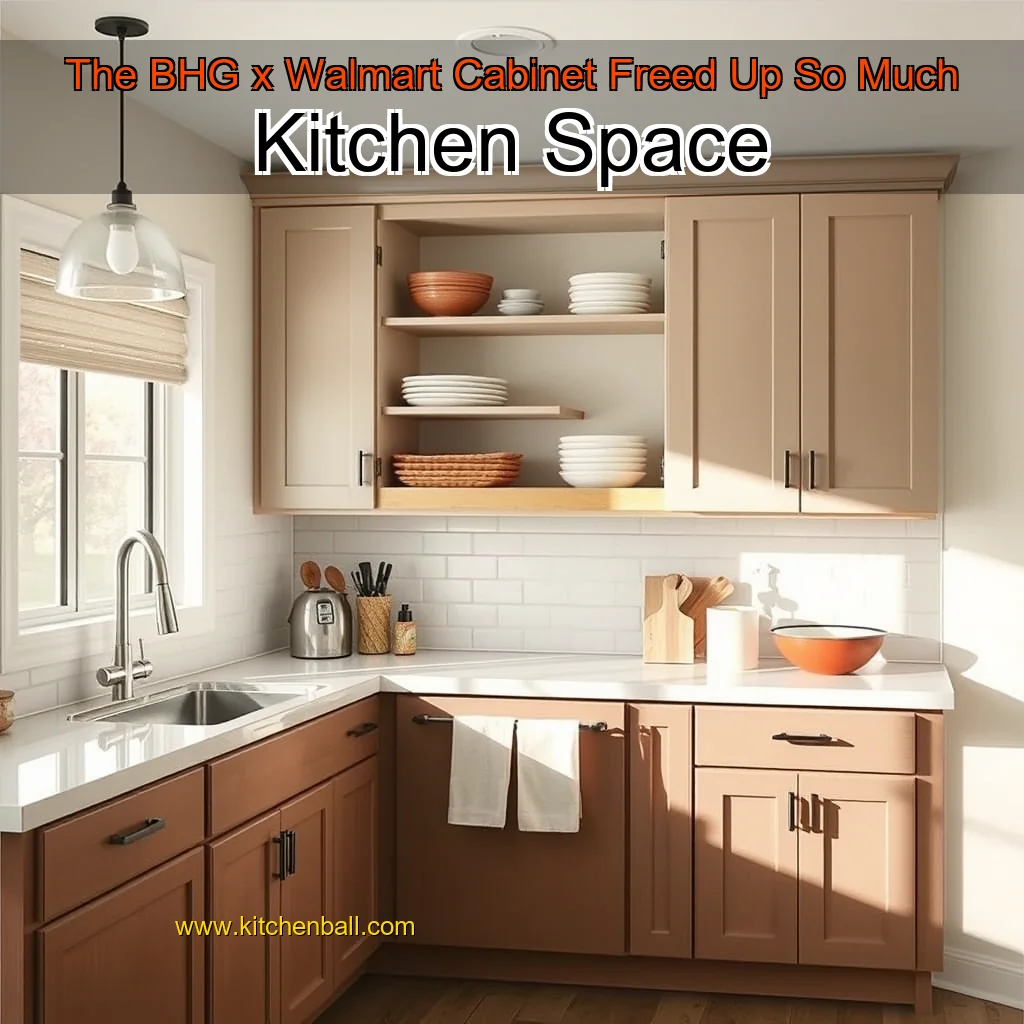 You are currently viewing The BHG x Walmart Cabinet Freed Up So Much Kitchen Space