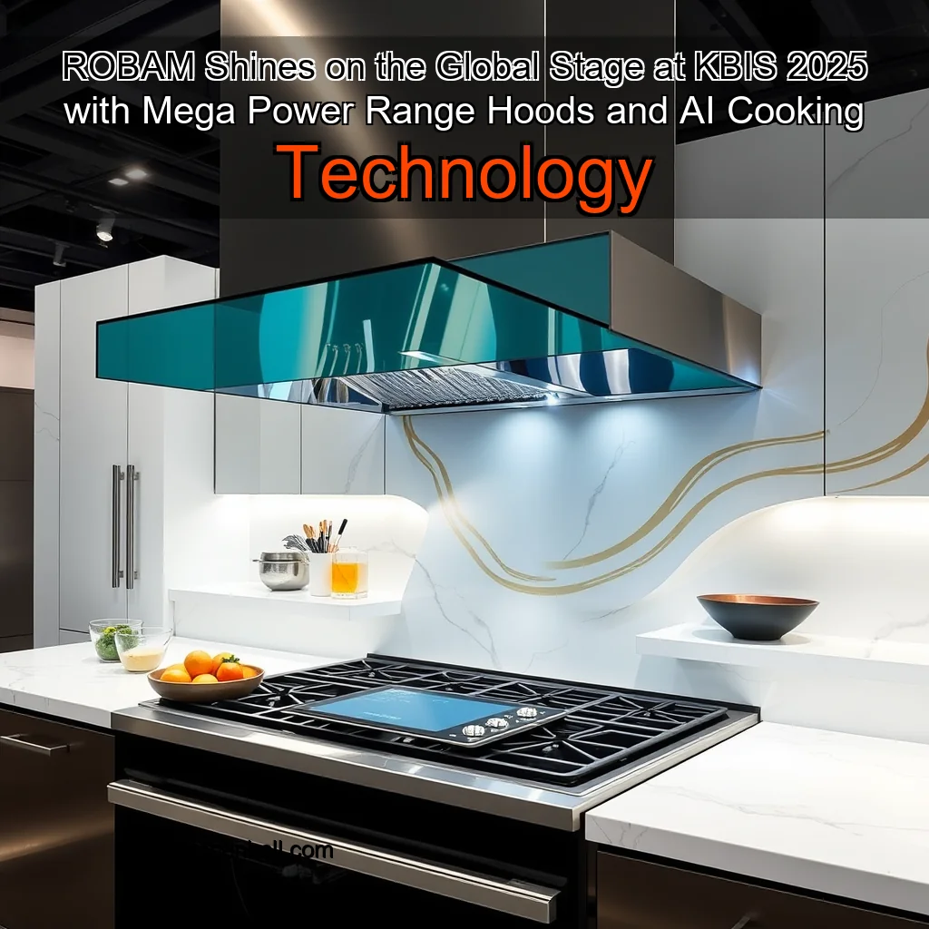 Read more about the article ROBAM Shines on the Global Stage at KBIS 2025 with Mega Power Range Hoods and AI Cooking Technology