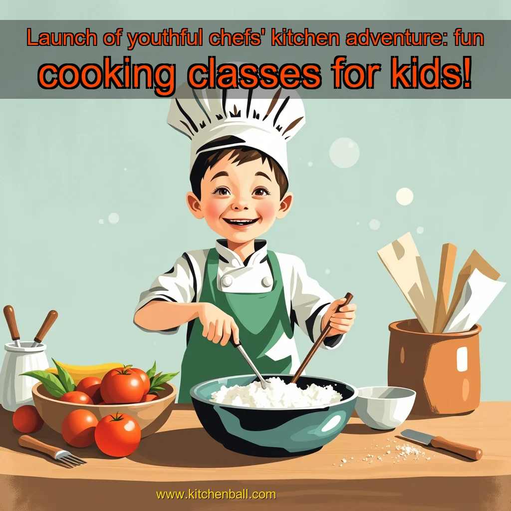 Read more about the article Launch of youthful chefs’ kitchen adventure: fun cooking classes for kids!