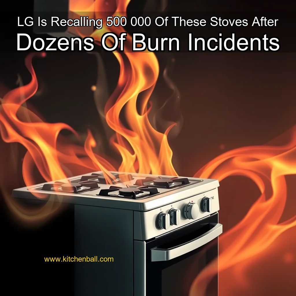 You are currently viewing LG Is Recalling 500  000 Of These Stoves After Dozens Of Burn Incidents