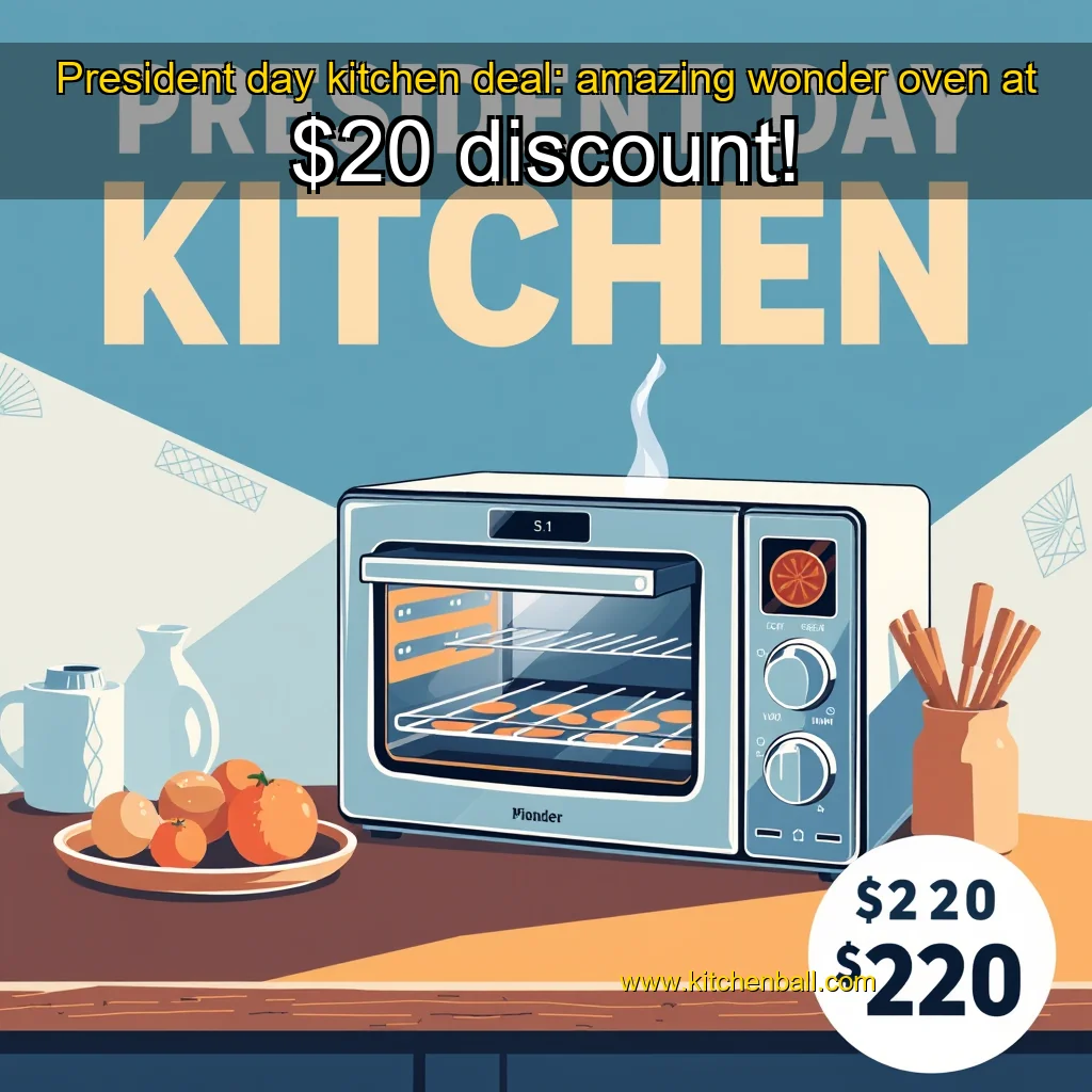 You are currently viewing President day kitchen deal: amazing wonder oven at $20 discount!