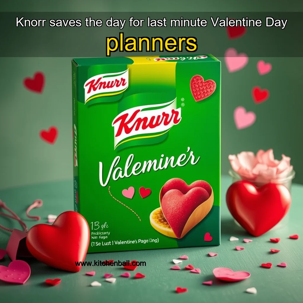 You are currently viewing Knorr saves the day for last minute Valentine Day planners