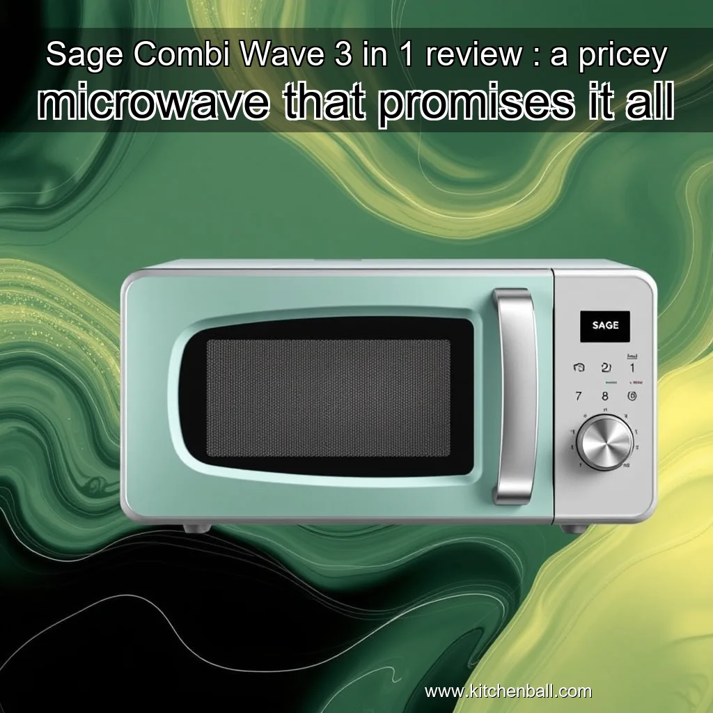 Read more about the article Sage Combi Wave 3  in  1 review : a pricey microwave that promises it all