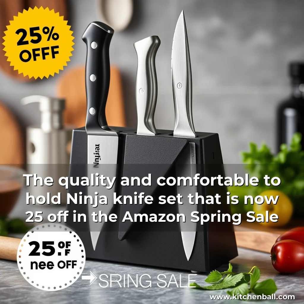 Read more about the article The quality and comfortable to hold Ninja knife set that is now 25  off in the Amazon Spring Sale