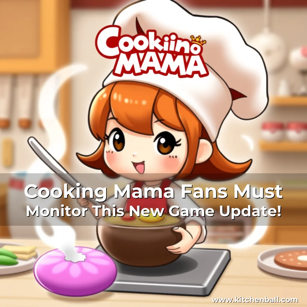 Artistic representation for Cooking Mama Fans Must Monitor This New Game Update!