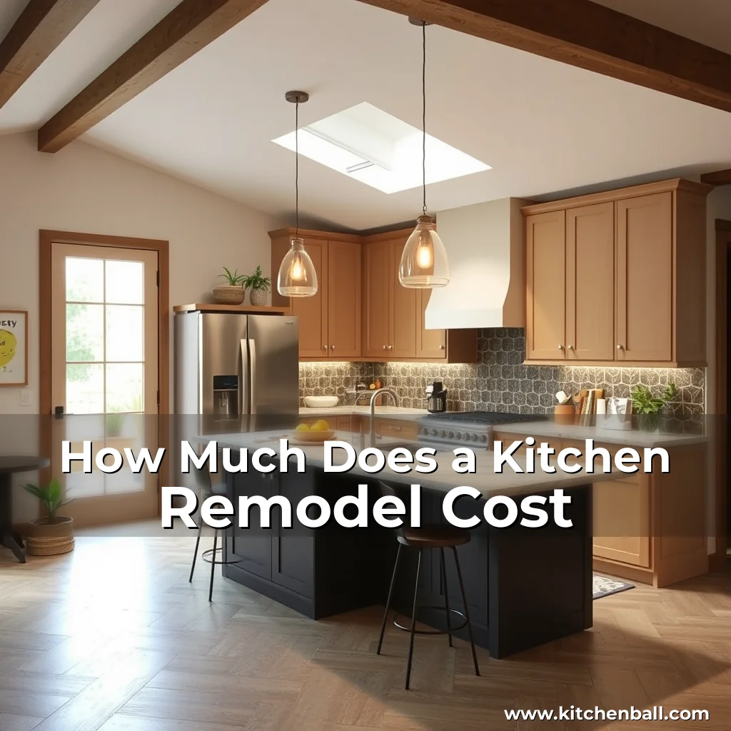 Read more about the article How Much Does a Kitchen Remodel Cost