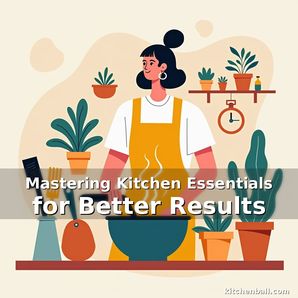 Read more about the article Mastering Kitchen Essentials for Better Results