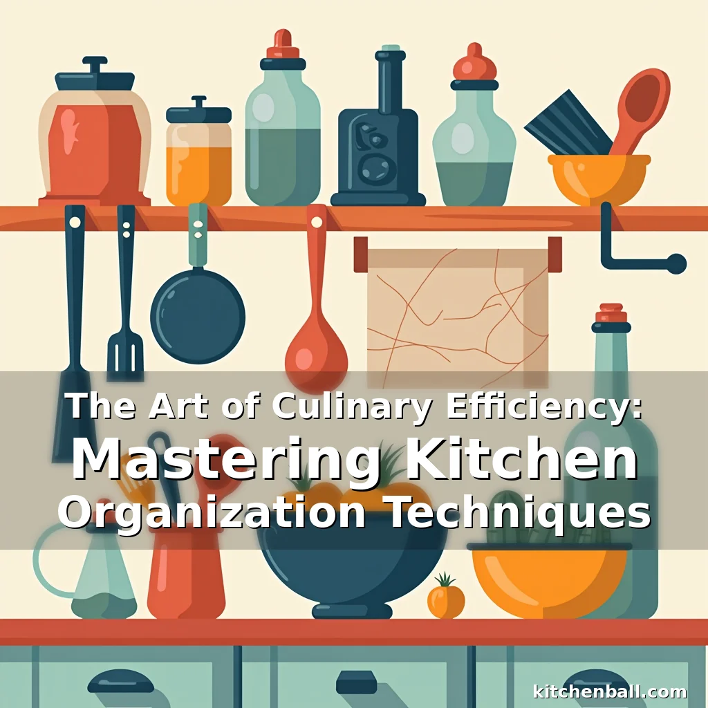 Read more about the article The Art of Culinary Efficiency: Mastering Kitchen Organization Techniques